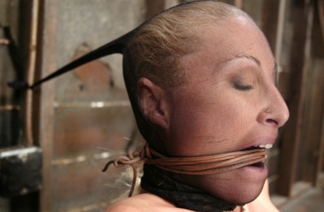 Big titted pornstar Devon Lee gets whipped and humiliated while tied up